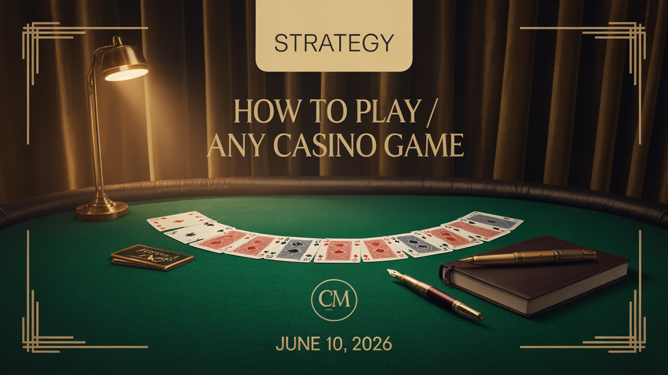 How to Play Any Casino Game: The Master's Five-Question Method