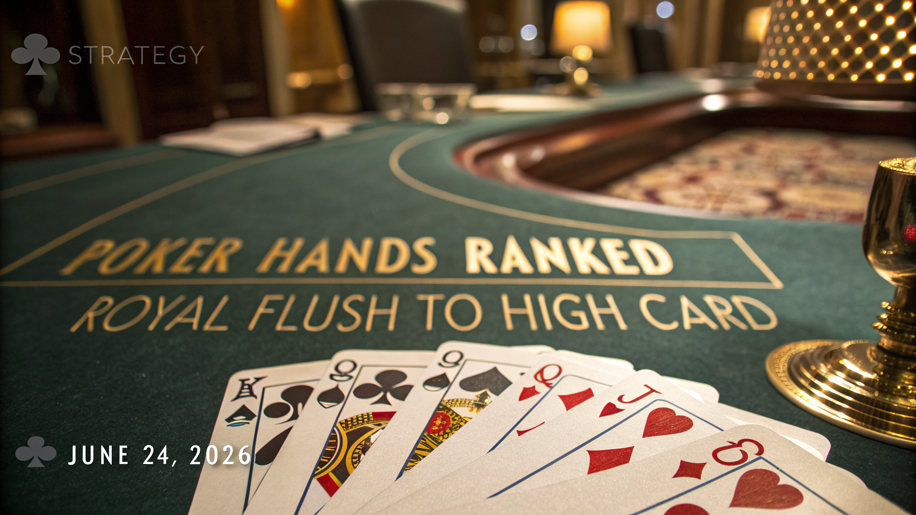 Poker Hands Ranked: Every Hand from Royal Flush to High Card