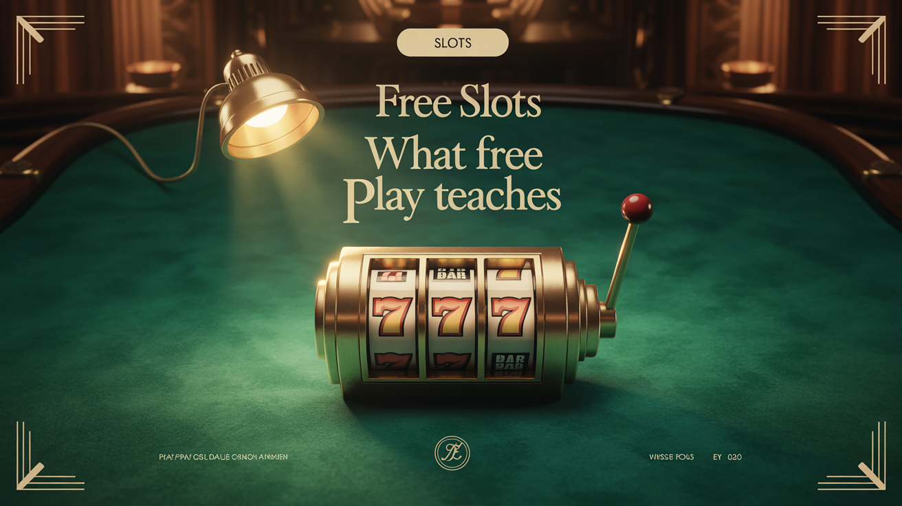 Free Slots: What Free Play Teaches — and What It Can't