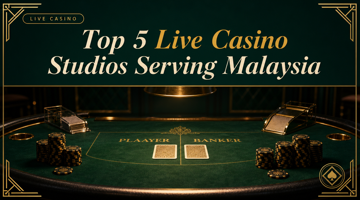 The Top 5 Live Casino Studios Serving Malaysia — The Master's Ranking